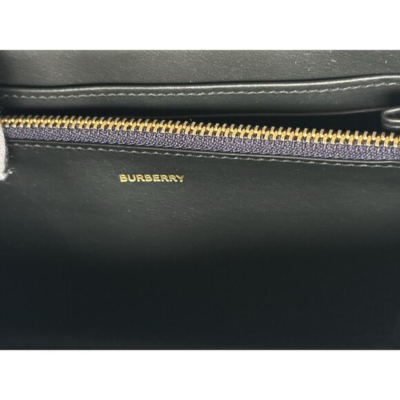 Burberry Zip Around Wallet Dark Canvas Blue 80845161 NWT $630 - Picture 11 of 15